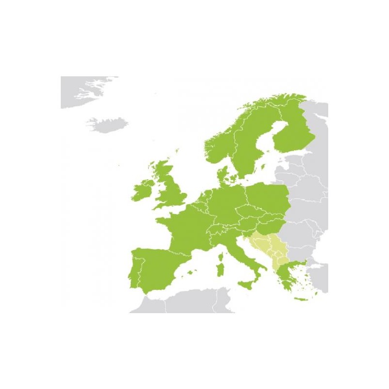 Mapa Europa Occidental 2017 Blaupunkt TravelPilot EX (VX